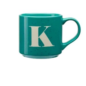 Clay Art Monogram Mug Teal K